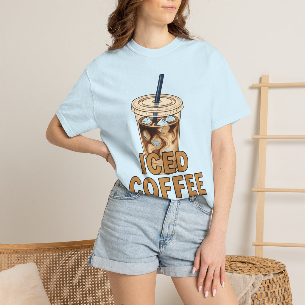Cold Coffee Cup Shirt Coffee Gourmet Unisex Gift Comic Tee Coffee Mug T-Shirt