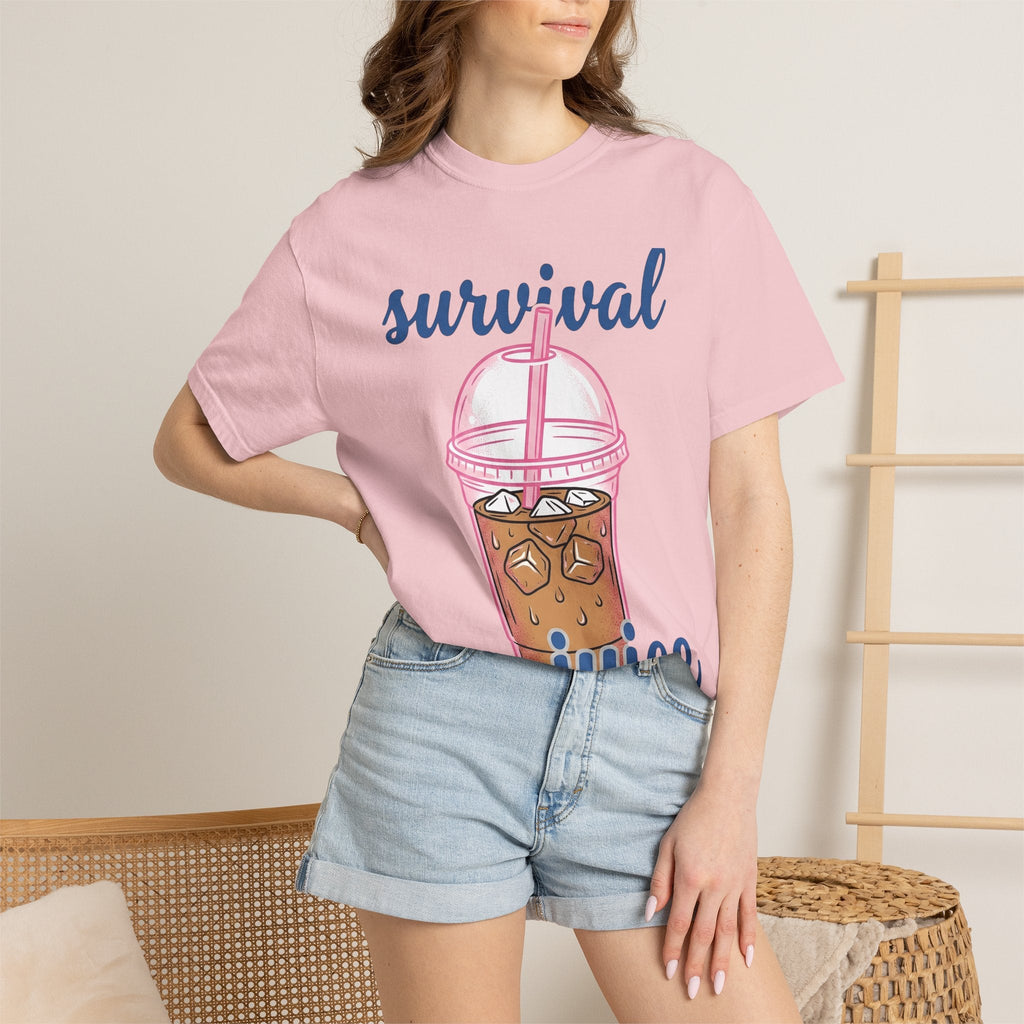Iced Coffee Cup Shirt Coffee Humor Unisex Gift Cartoon Tee Coffee Mug T-Shirt