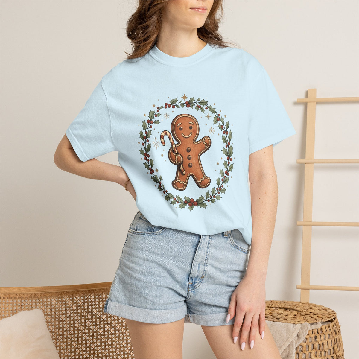 Gingerbread Character Shirt Christmas Celebration Unisex product image 9