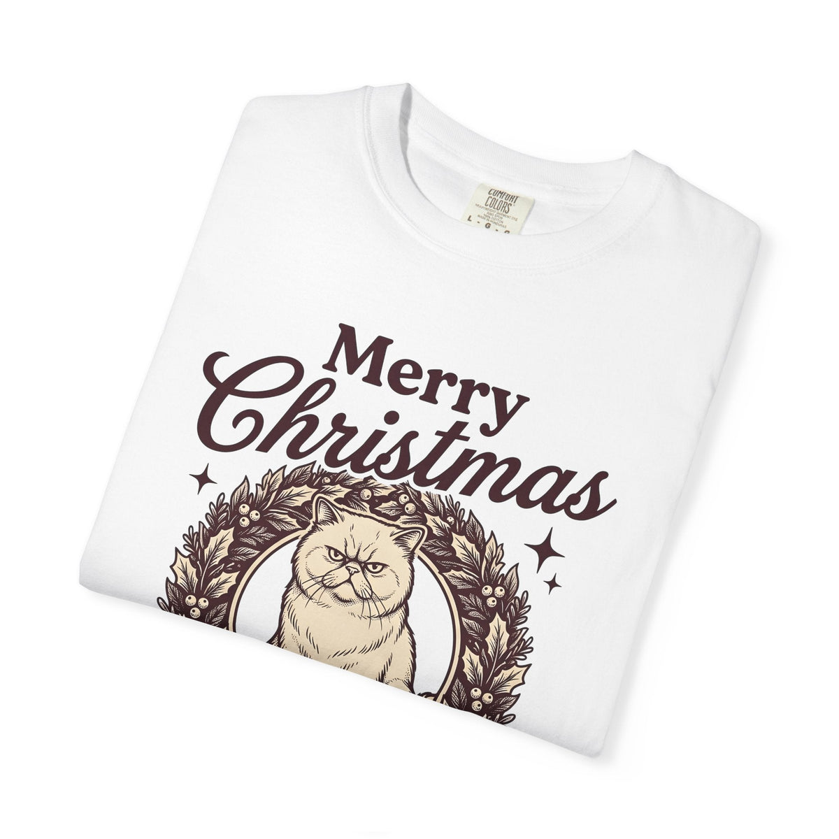 Grumpy Kitty Shirt Cat Holiday Unisex Gift Nostalgic Tee product image 5