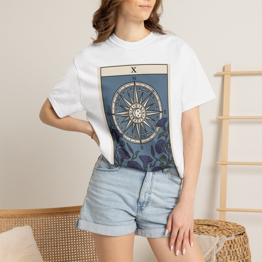 Navigation Wheel Shirt Boho Chic Holistic Gift Women Mystic product image 6