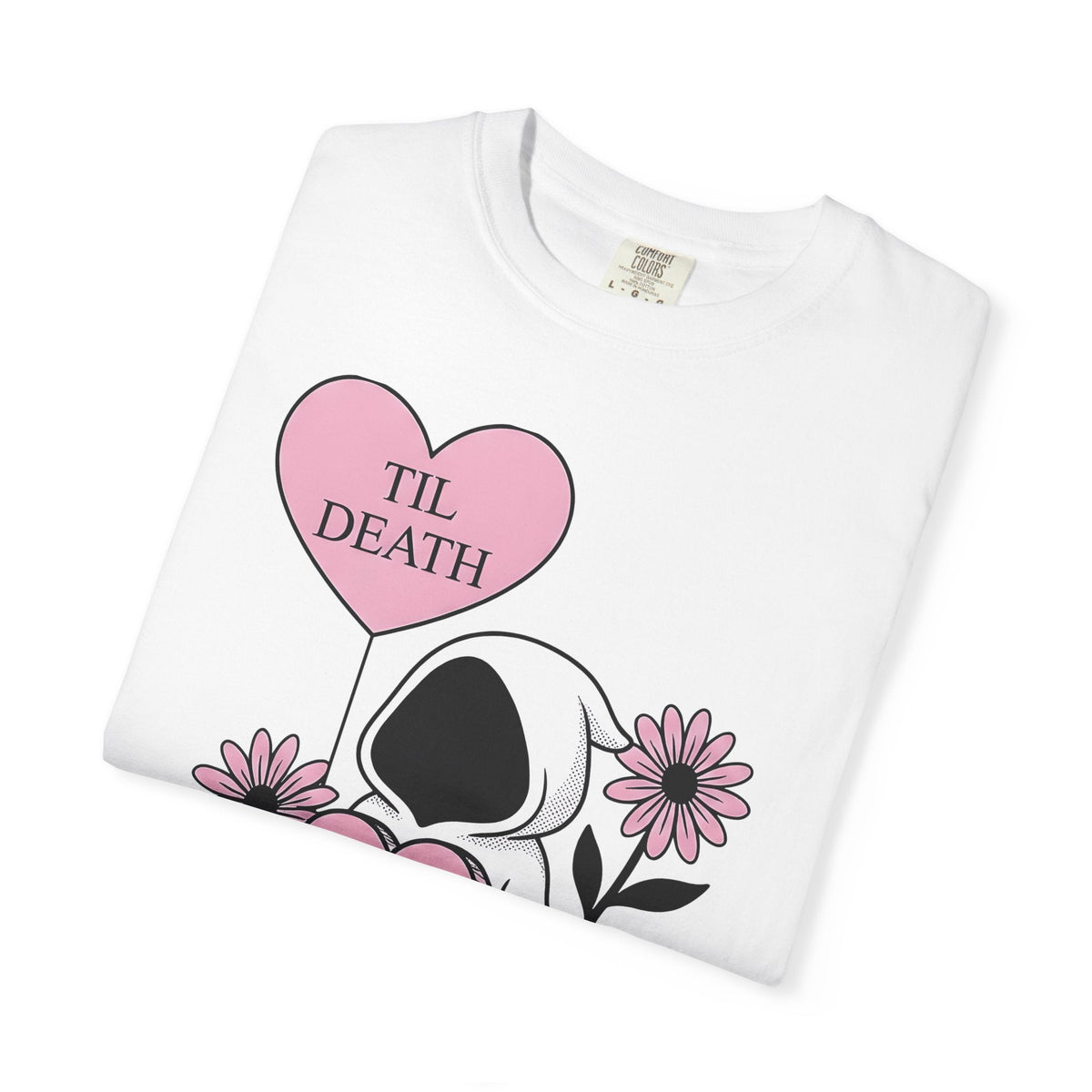 Skull Grim Shirt Halloween Macabre Unisex Gift Line Art Tee product image 6