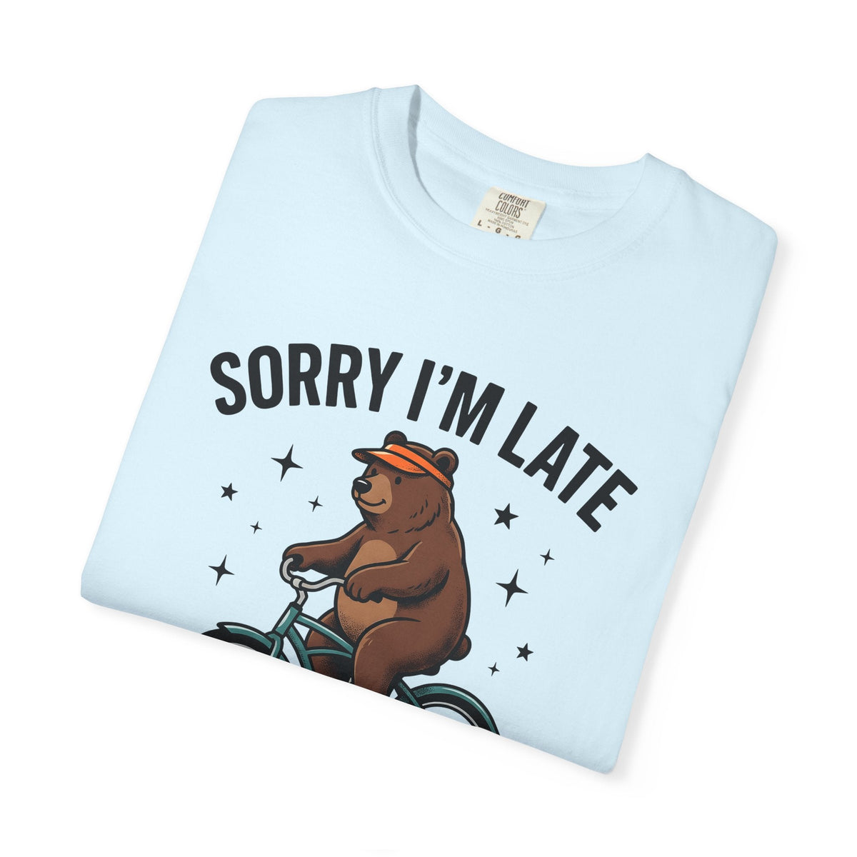 Bear Bike Shirt Funny Wildlife Unisex Gift Comic Tee product image 8