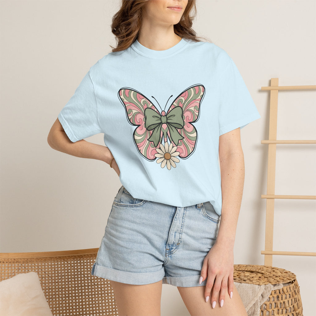 Butterfly Ribbon Shirt Easter Garden Unisex Gift Soft product image 9