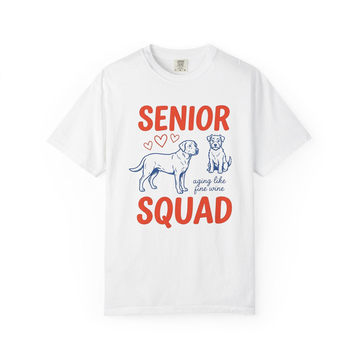 Senior Pups Shirt Dog Shelter Gift Women Cartoon Tee Puppy product image 1