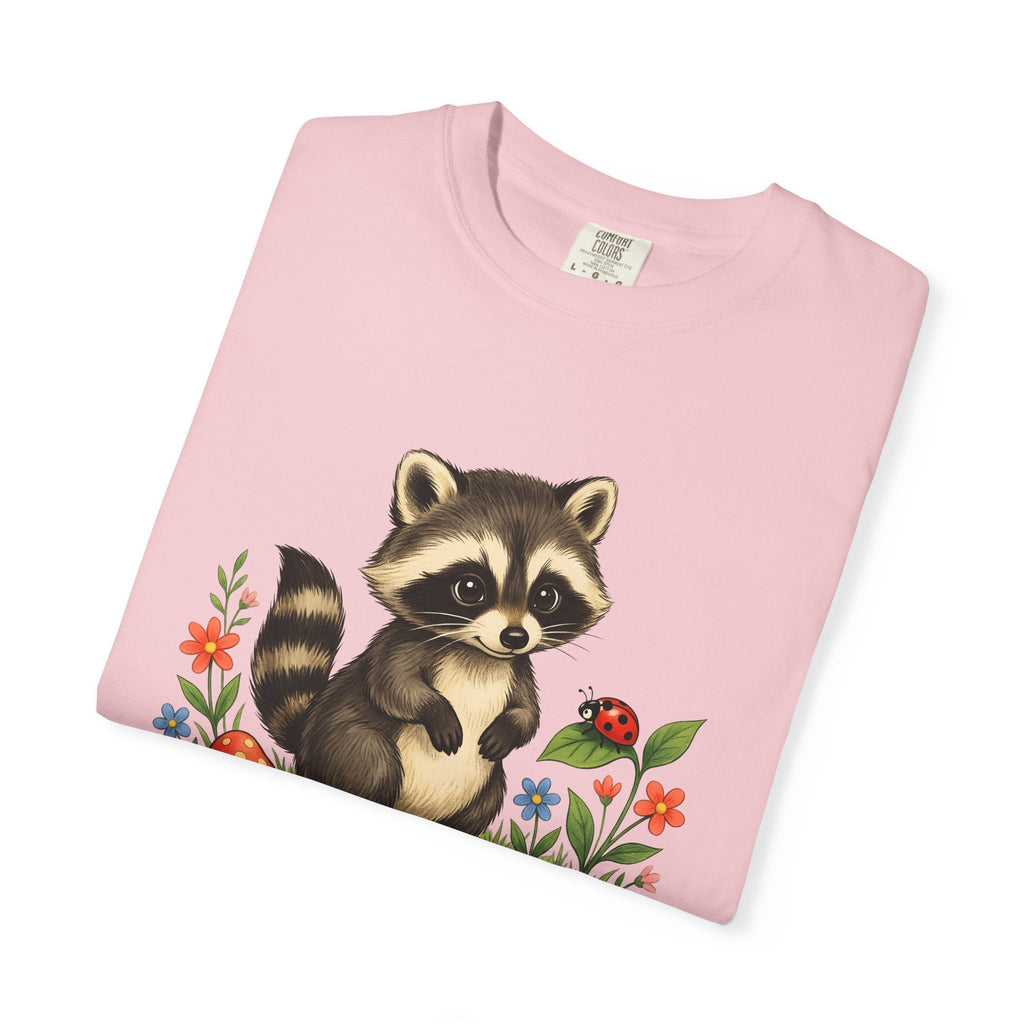 Raccoon Art Shirt Animals Nature Gift Women Sweet Tee product image 11