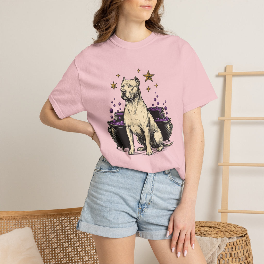 Pitbull Pup Shirt Dog Fall Unisex Gift Classic Graphic Tee product image 12