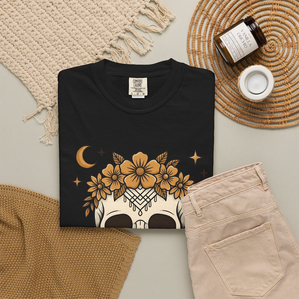 Skeleton Floral Shirt Halloween Macabre Unisex Gift Flash product image 16