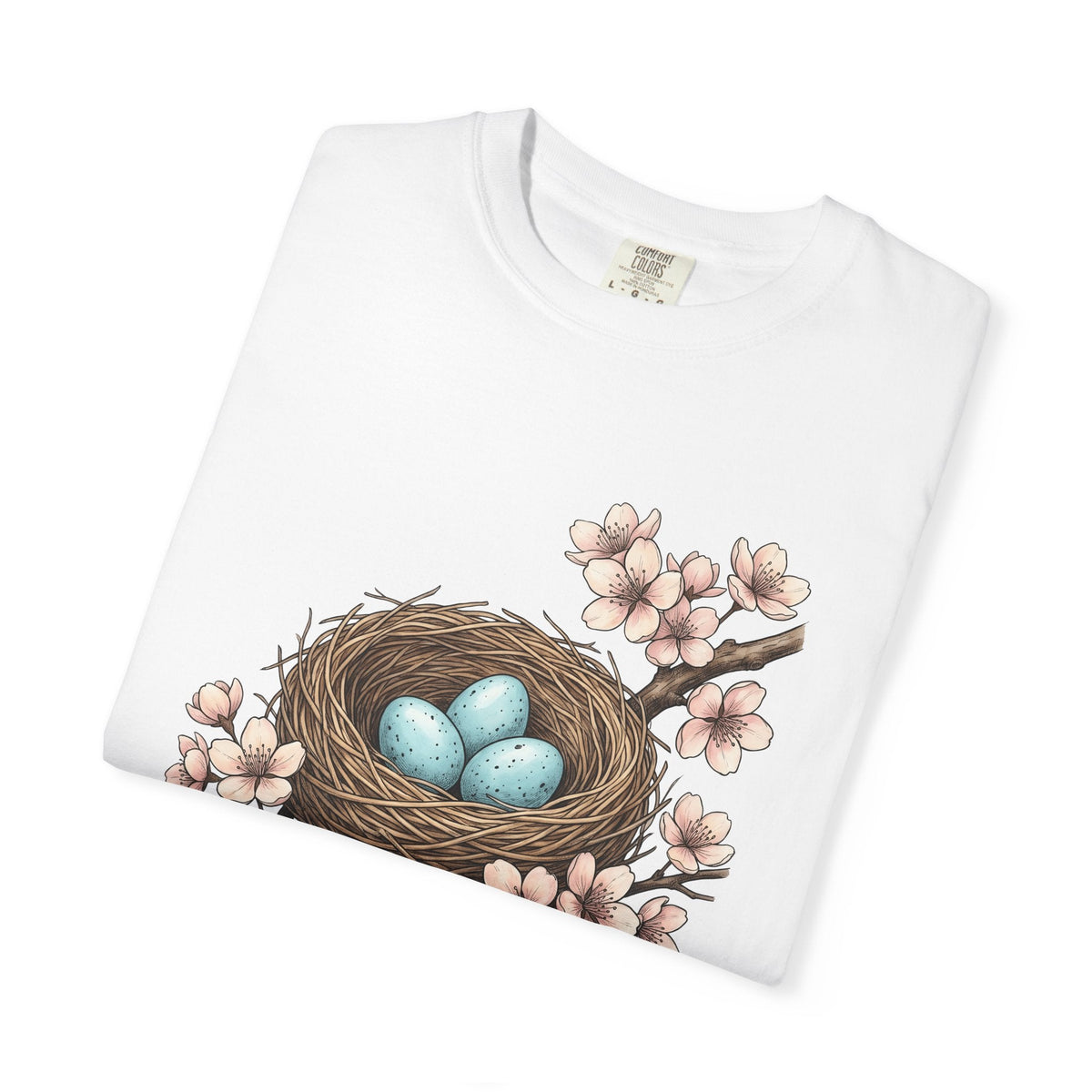 Bird Nest Shirt Easter Spring Unisex Gift Botanical Tee product image 5