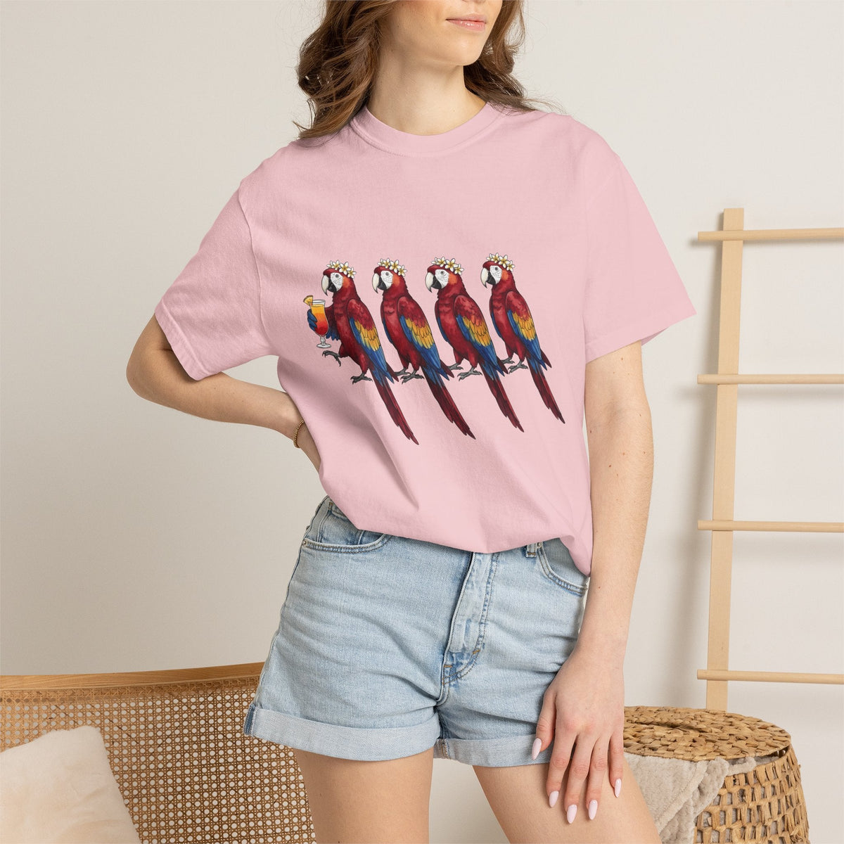 Exotic Bird Shirt Animals Rainforest Unisex Gift Retro Tee product image 12