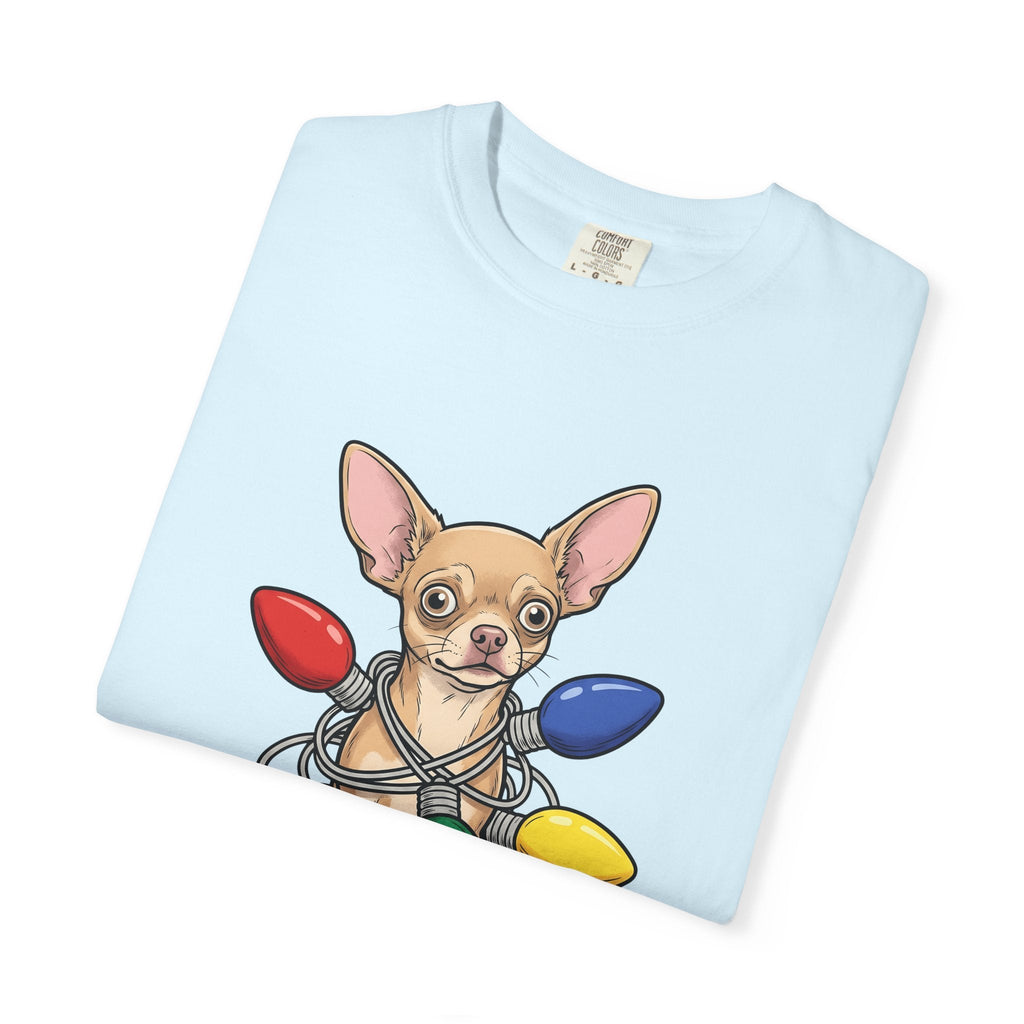Chihuahua Christmas Lights Cute T-Shirt – Holiday Dog Lover product image 8