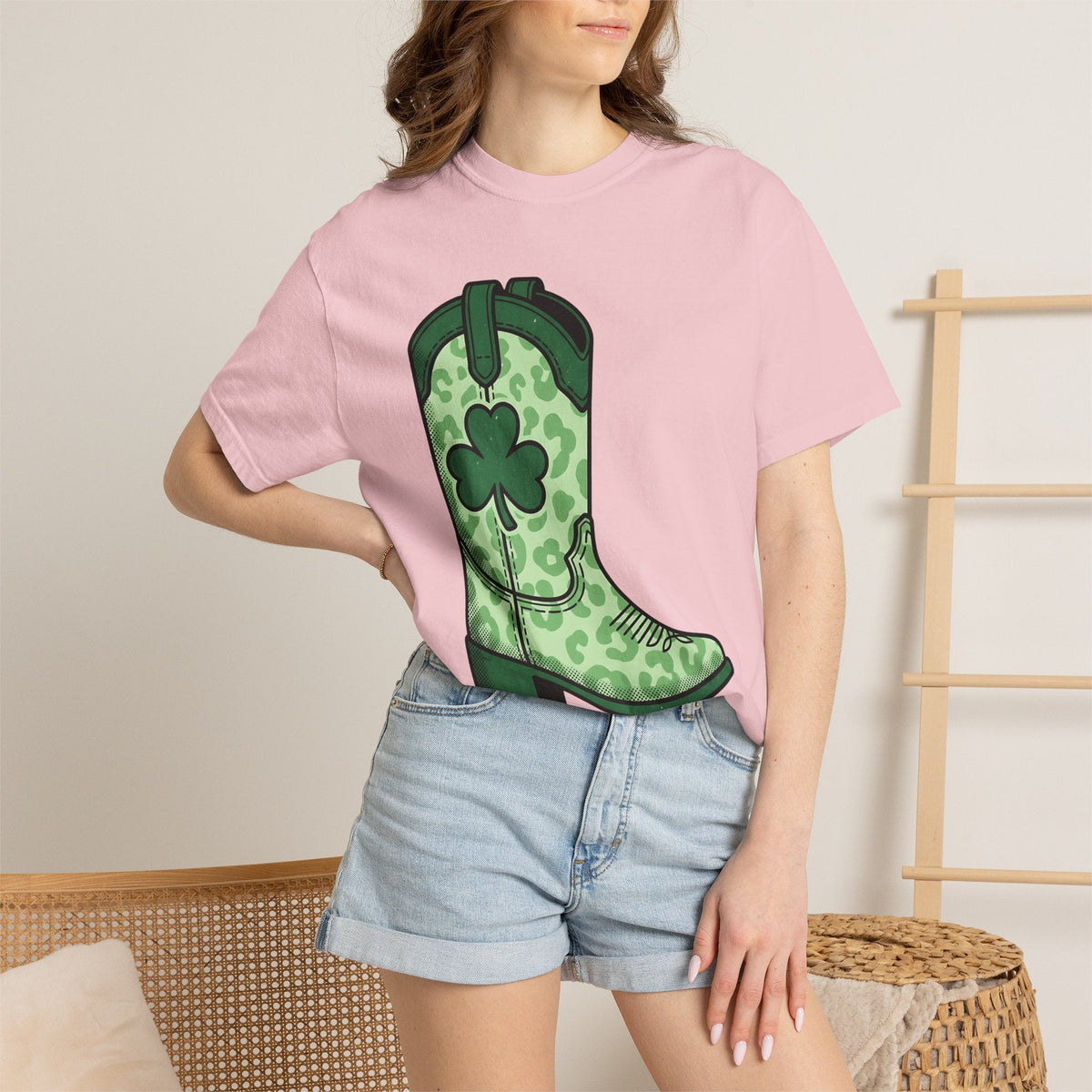 Leather Boot Shirt St Patrick's Day Farm Unisex Gift Line product image 12