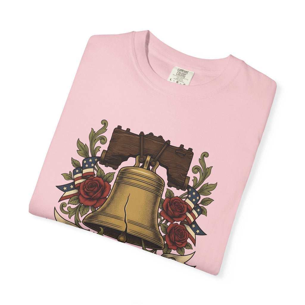 Freedom Chime Shirt America Flag Unisex Gift Heritage Tee product image 11