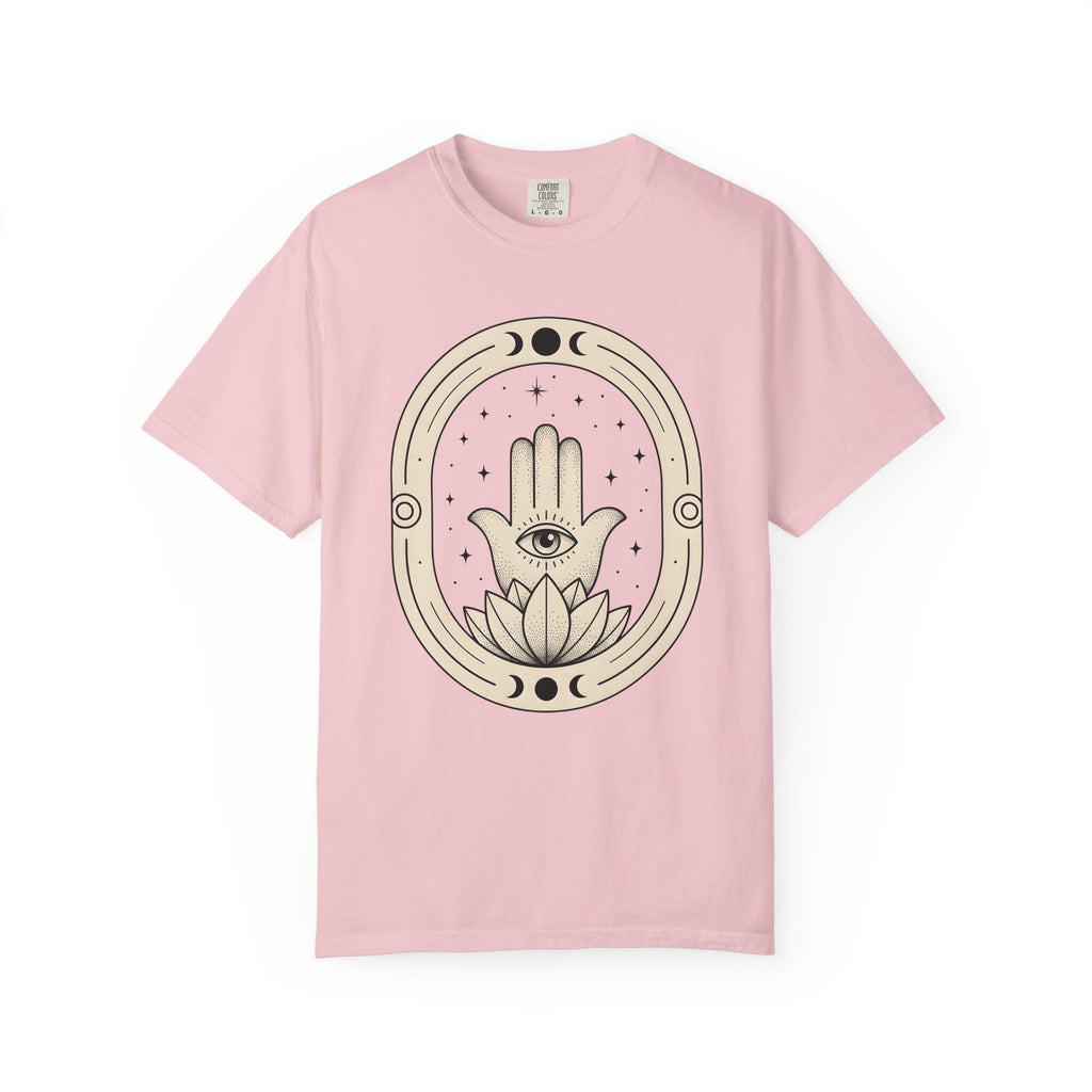 Hamsa Hand Shirt Boho Chic Spiritual Unisex Gift Mystical Tee Hand Of Fatima