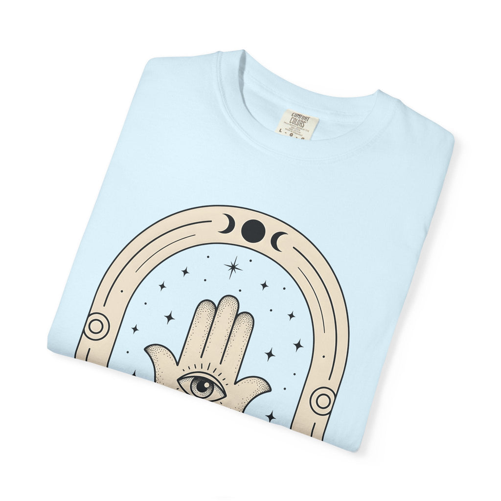 Hamsa Hand Shirt Boho Chic Spiritual Unisex Gift Mystical Tee Hand Of Fatima