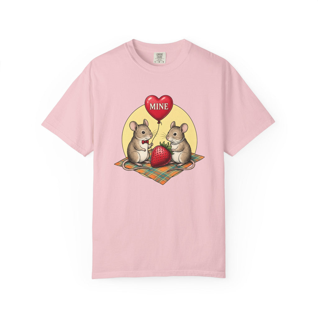 Mouse Pair Shirt St. Valentine's Day Love Unisex Gift Retro product image 3
