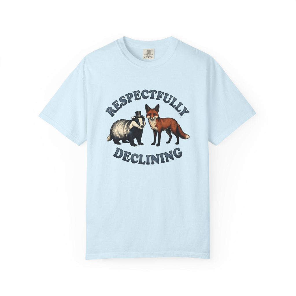 Badger Fox Shirt Funny Fauna Unisex Gift Sketch Tee T-Shirt product image 2