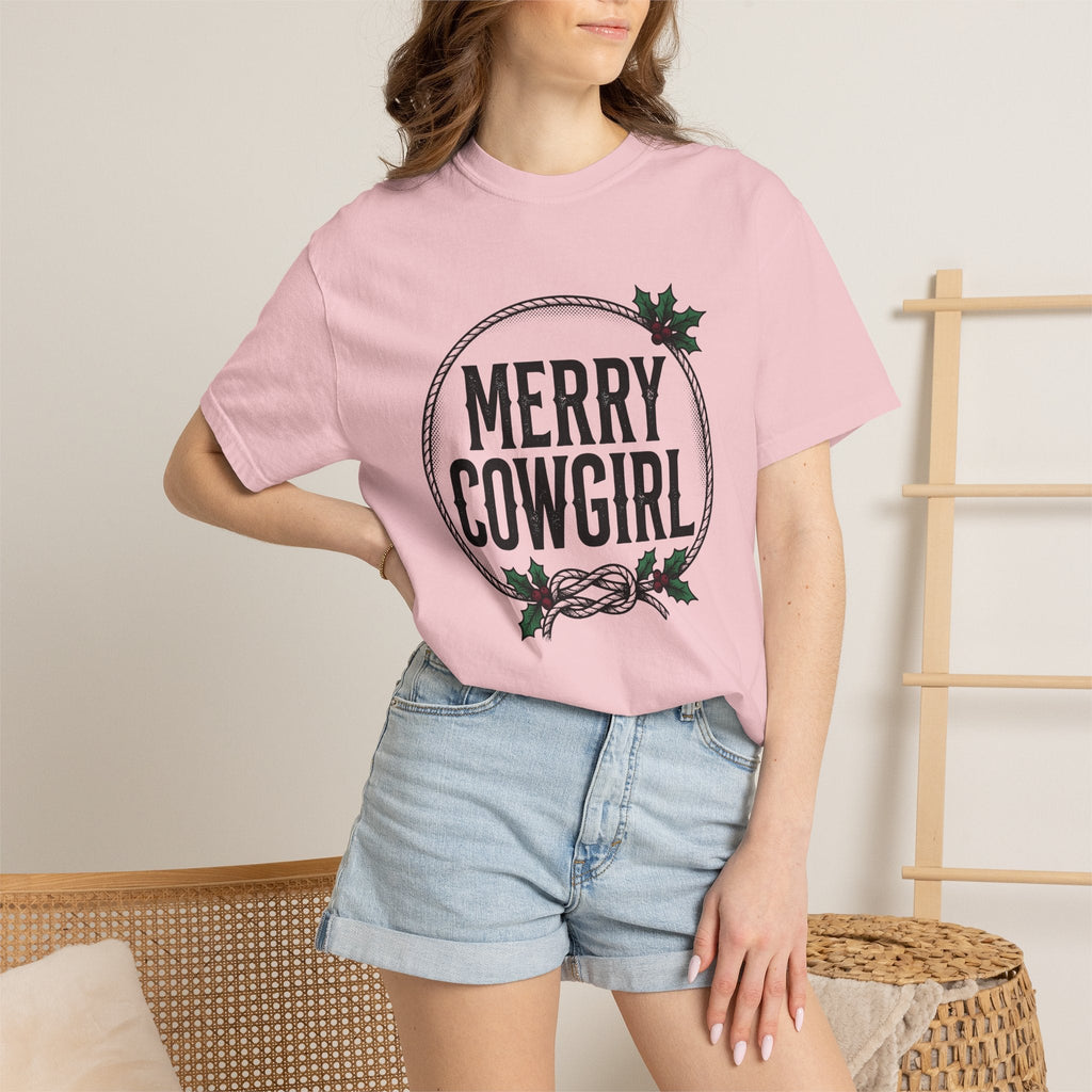 Twine Wreath Cabin T-Shirt – Rustic Christmas Country product image 12