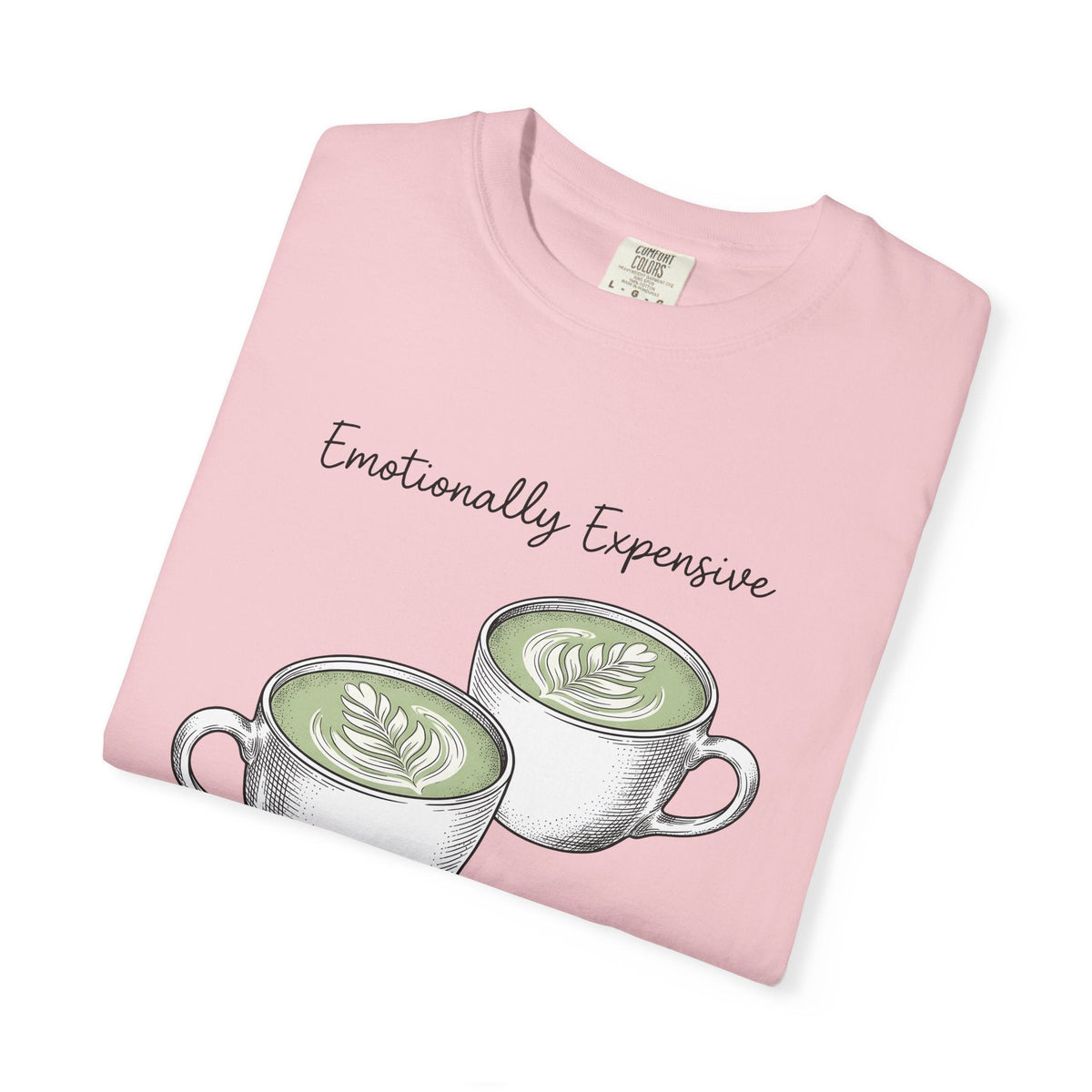 Matcha Latte Cups Shirt Coffee Foodie Unisex Gift Hand Drawn Tee Green Tea Cup