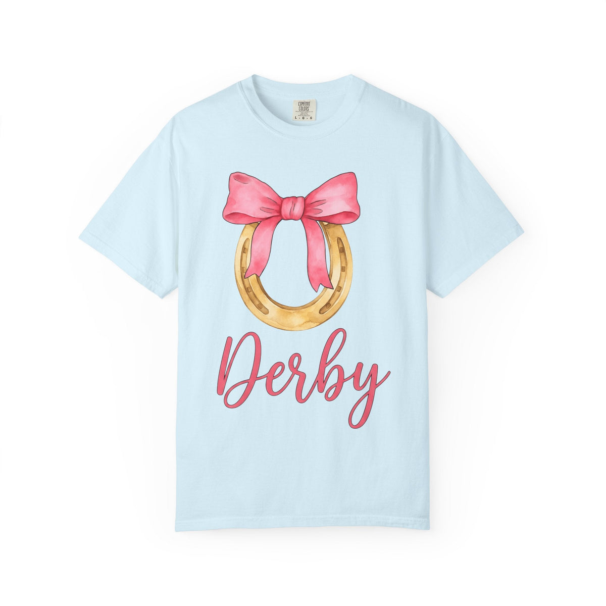 Horseshoe Bow Shirt Derby Racing Unisex Gift Artistic Tee product image 2