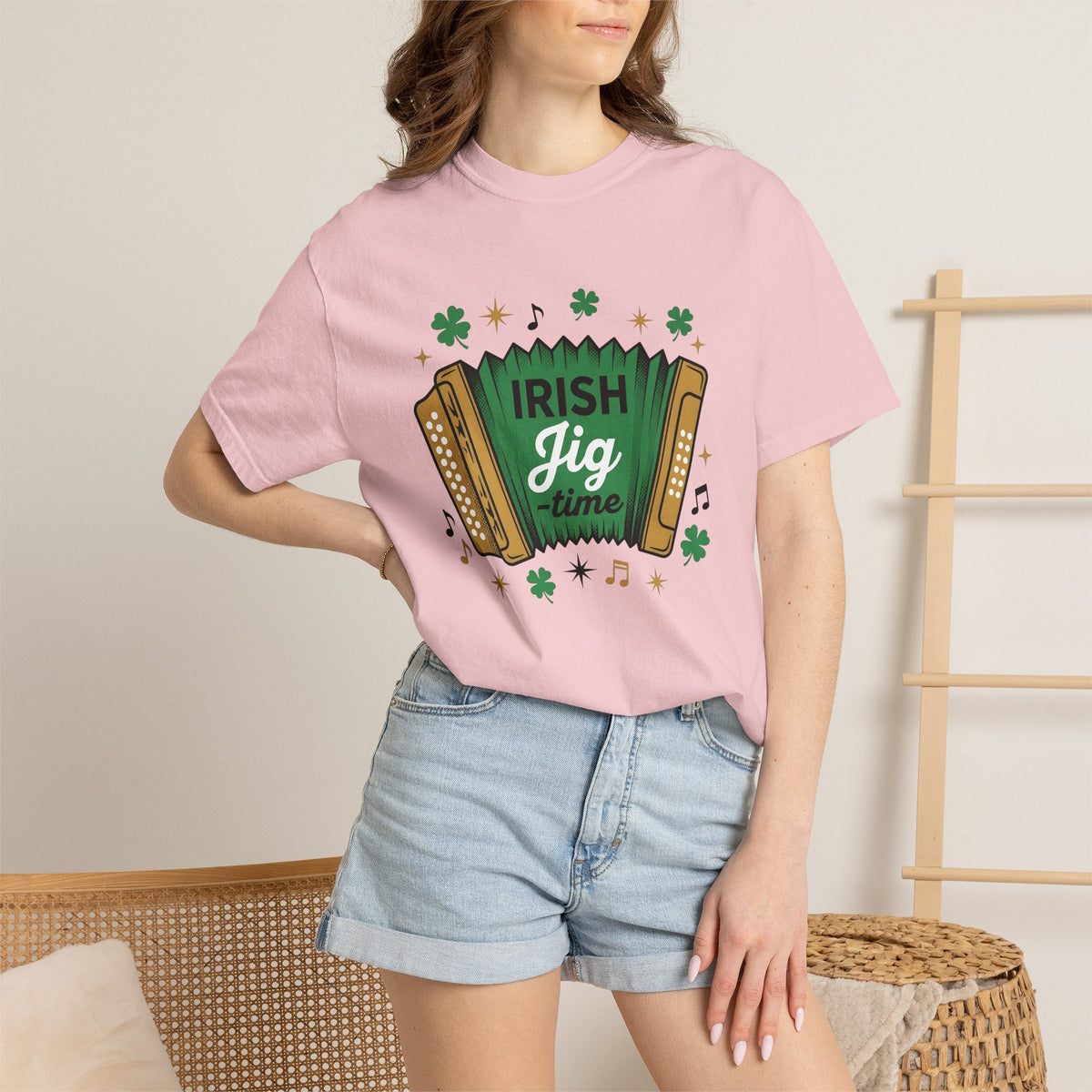 Accordion Art Shirt St Patrick's Day Sounds Gift Women product image 12