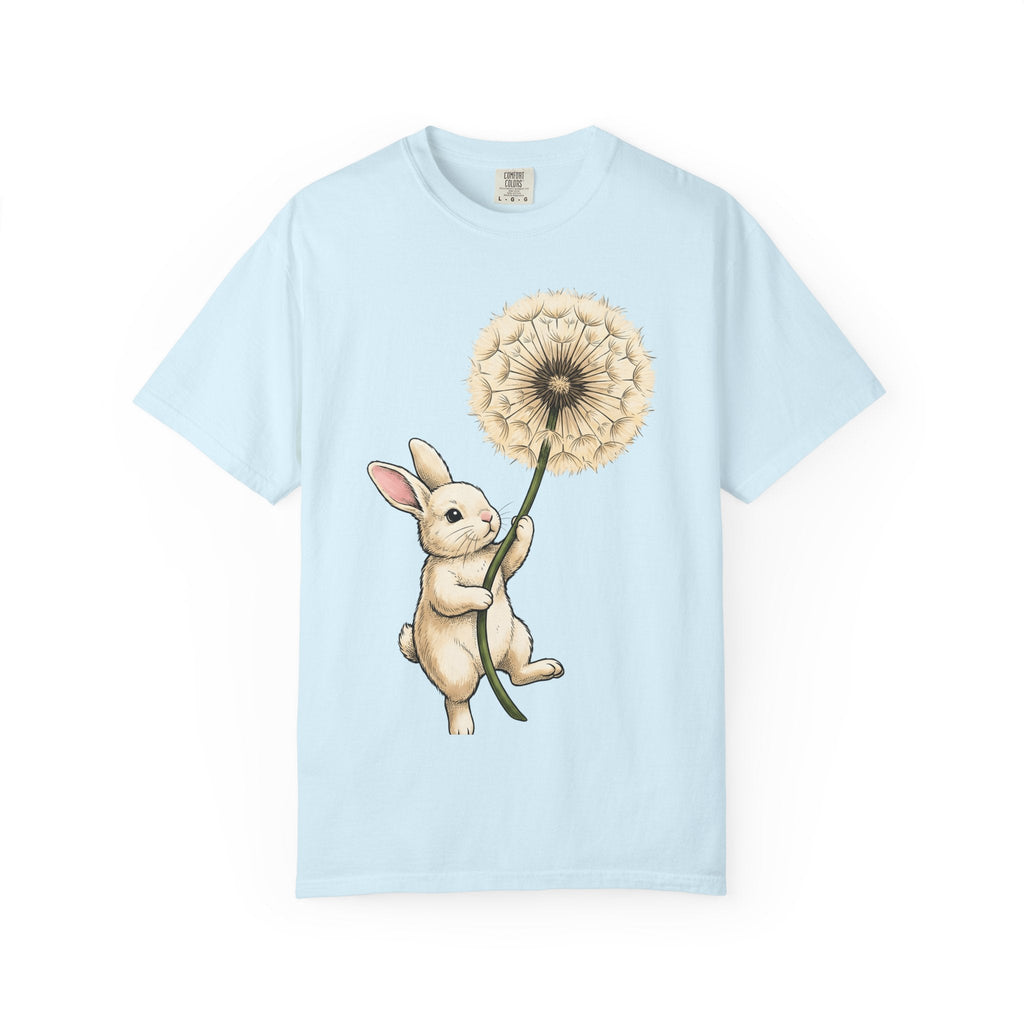 Bunny Dandelion Shirt Cute Animal Unisex Gift Whimsical Tee product image 2