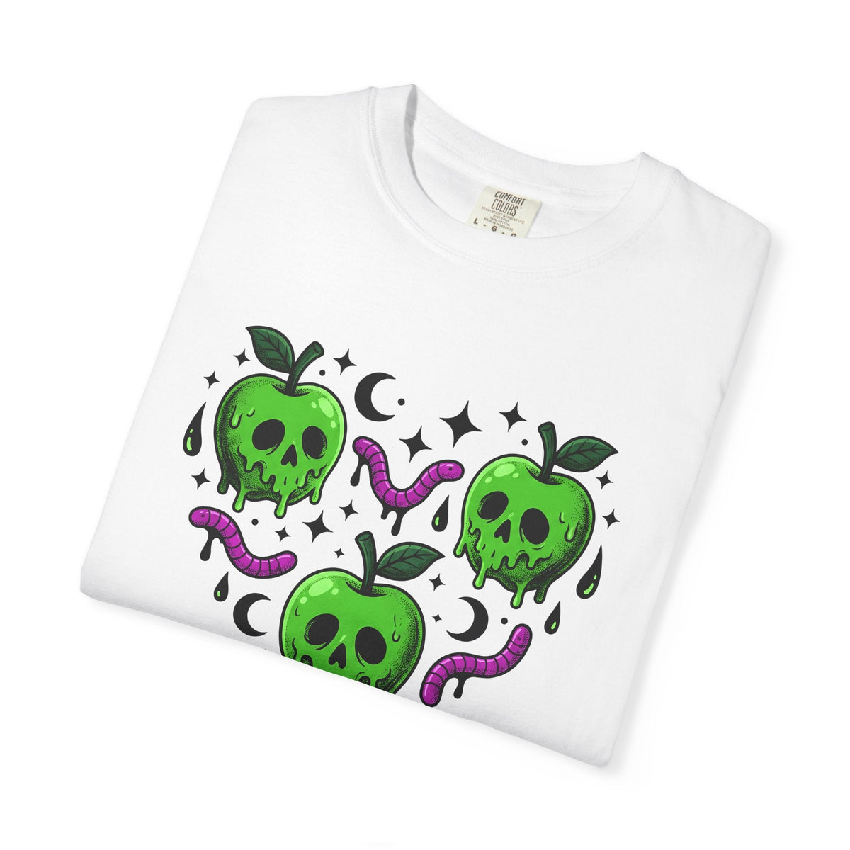 Toxic Apple Shirt Halloween Emo Unisex Gift Horror Tee product image 6