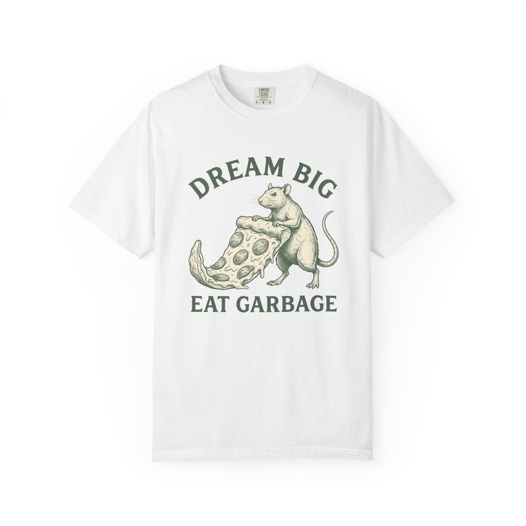 Rat Pizza Shirt Funny Animal Unisex Gift Vintage Tee product image 1