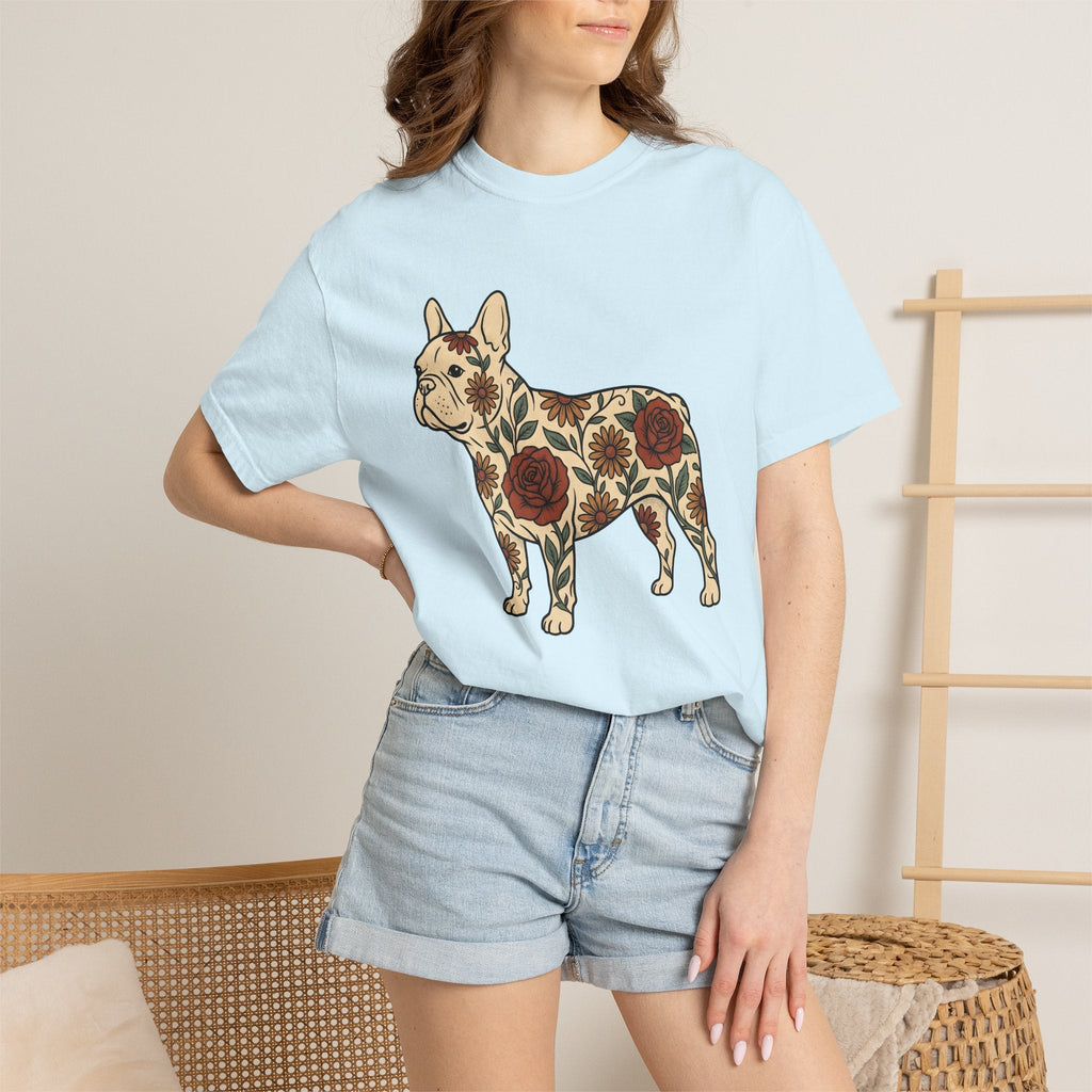 French Bulldog Shirt Dog Botanical Unisex Gift Traditional product image 9