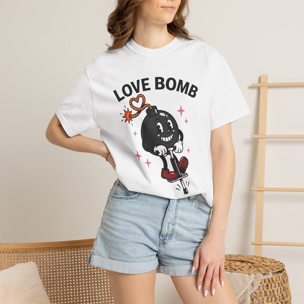 Cartoon Bomb Icon Shirt St. Valentine's Day Duos Unisex product image 6