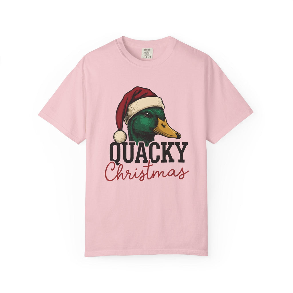 Duck Santa Hat Shirt Christmas Animal Unisex Gift Vintage Tee Mallard T-Shirt