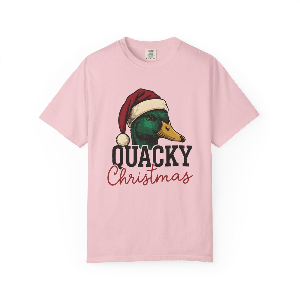 Duck Santa Hat Shirt Christmas Animal Unisex Gift Vintage Tee Mallard T-Shirt