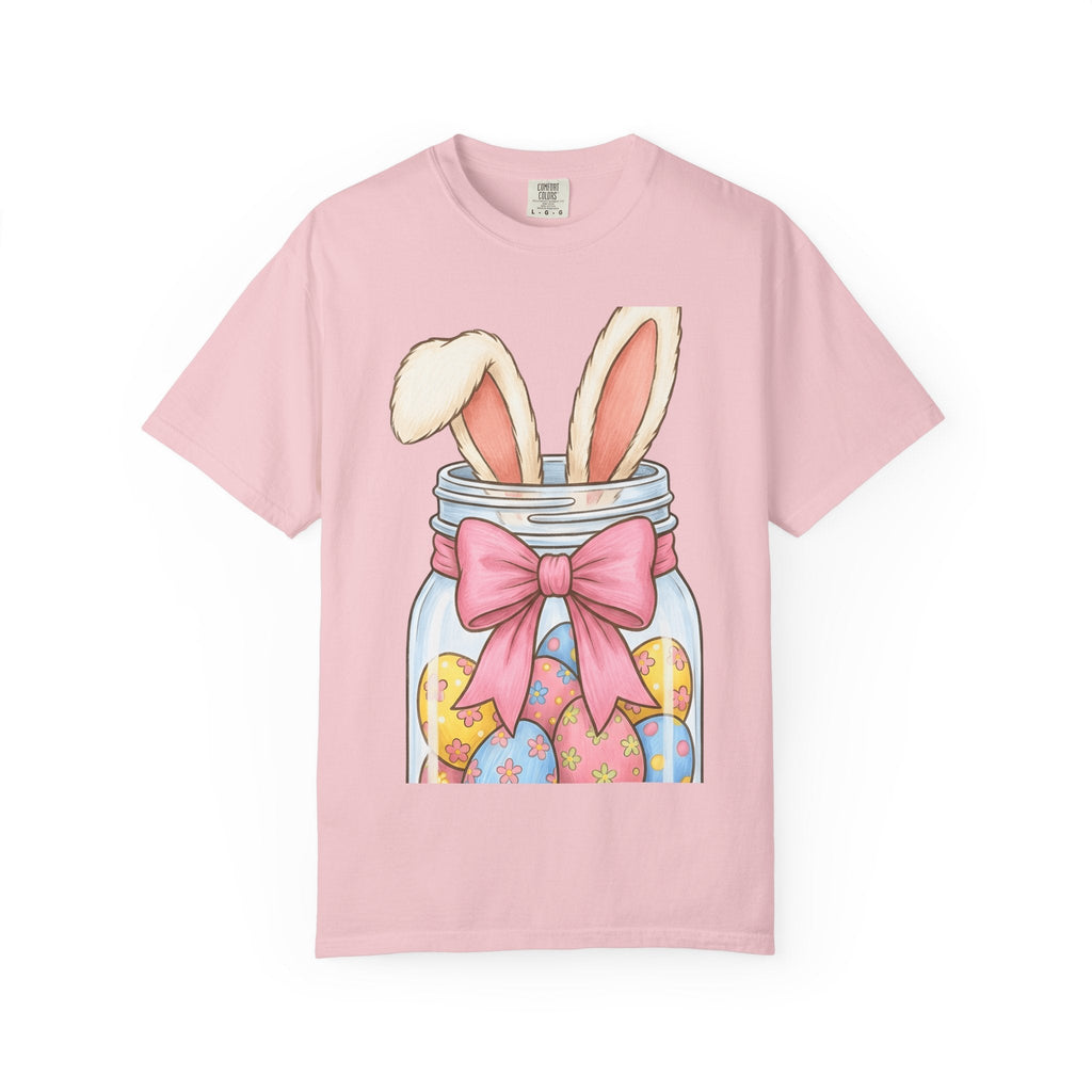 Rabbit Ears Jar Shirt Easter Flowers Unisex Gift Adorable product image 3