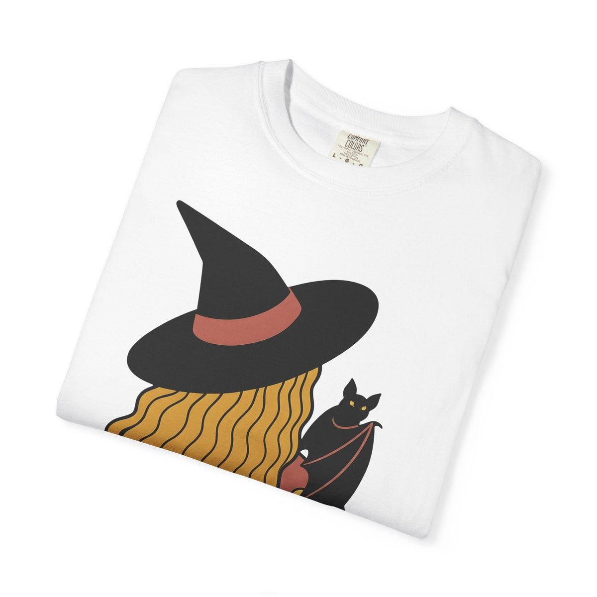 Witch Bat Shirt Halloween Spell Unisex Gift Animated Tee product image 5