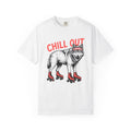 Wolf Roller Skates Shirt Animal Unisex Gift Line Art Tee product image 1