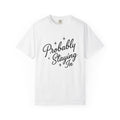 Cursive Saying Shirt Homebody Solitude Unisex Gift Playful product image 1
