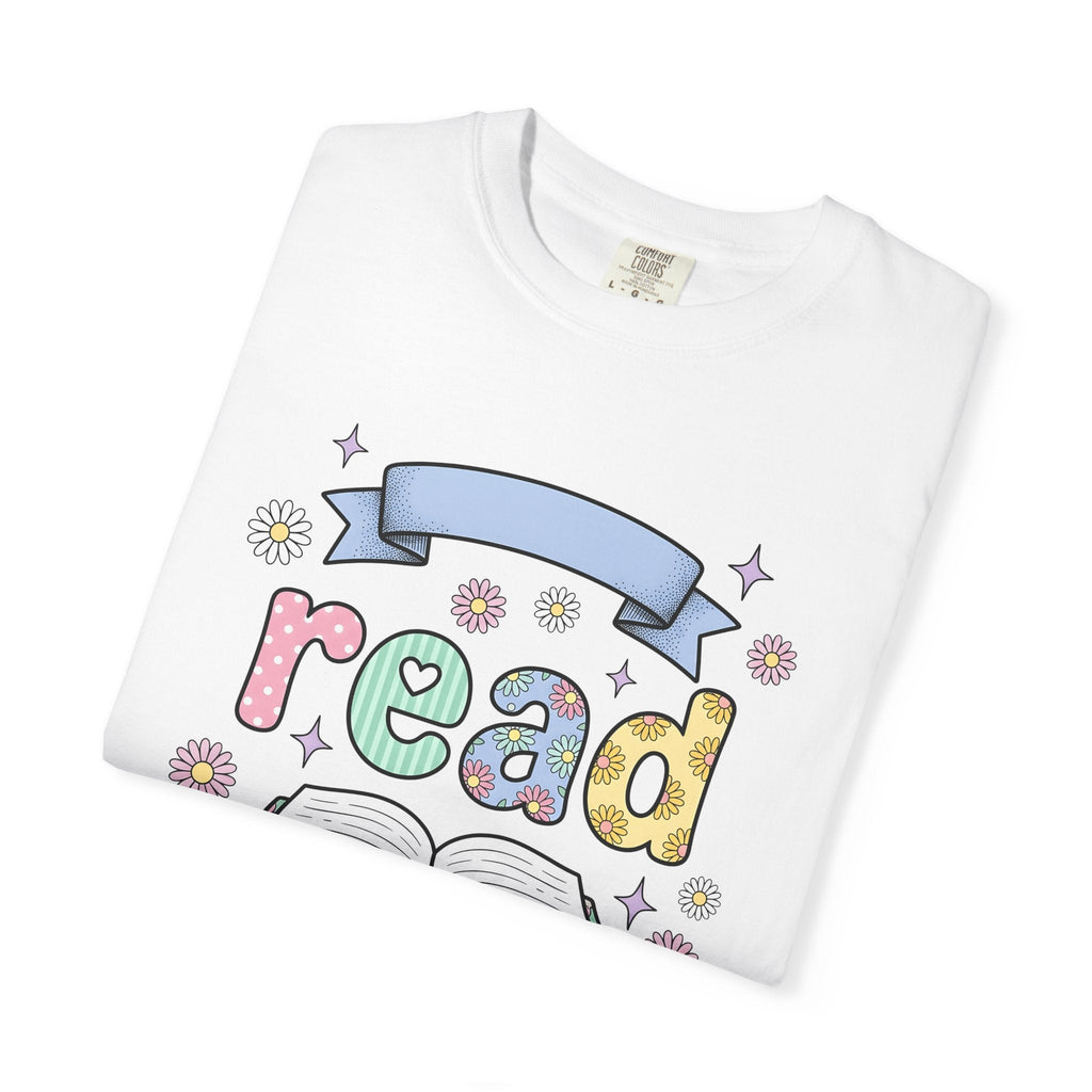 Open Book Shirt Teacher Reading Gift Women Cute Tee Booklet product image 5