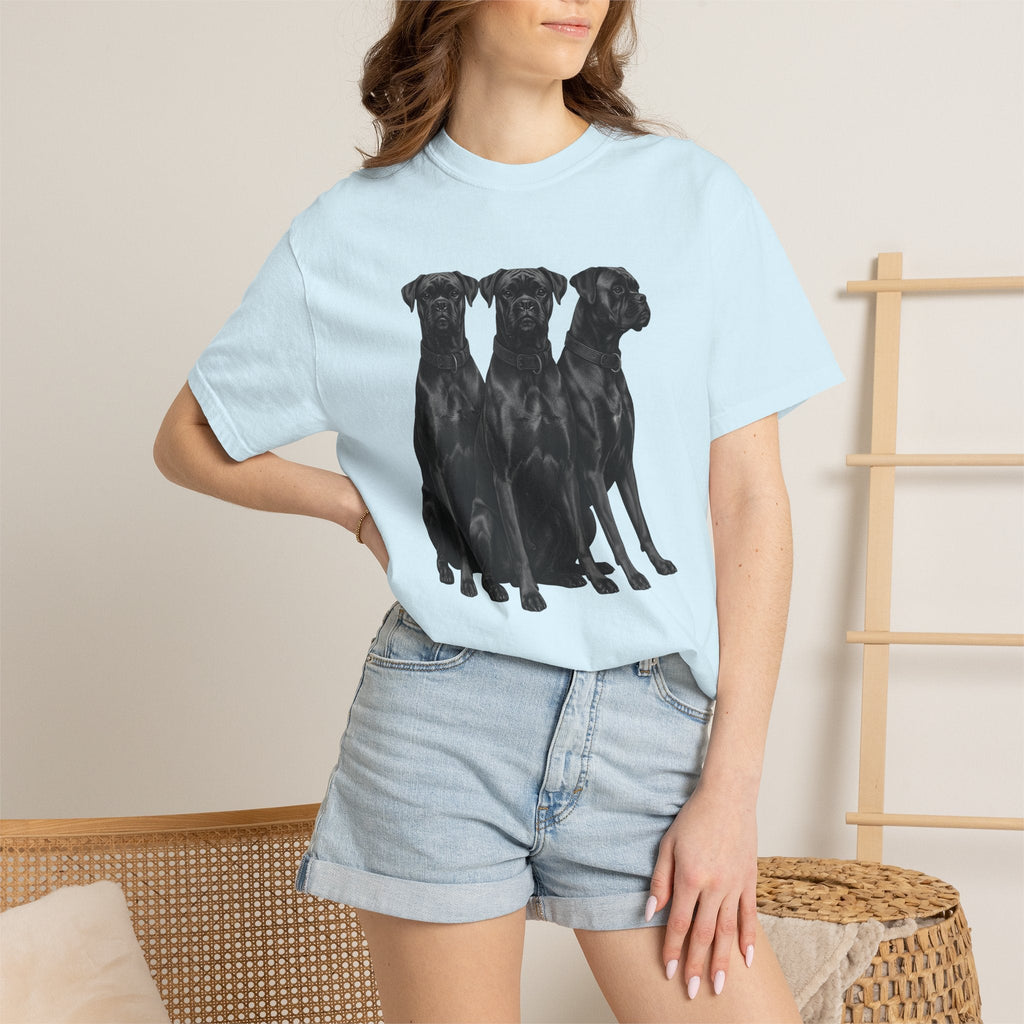 Black Dogs Shirt Dog Pets Unisex Gift Realistic Tee Canine product image 9