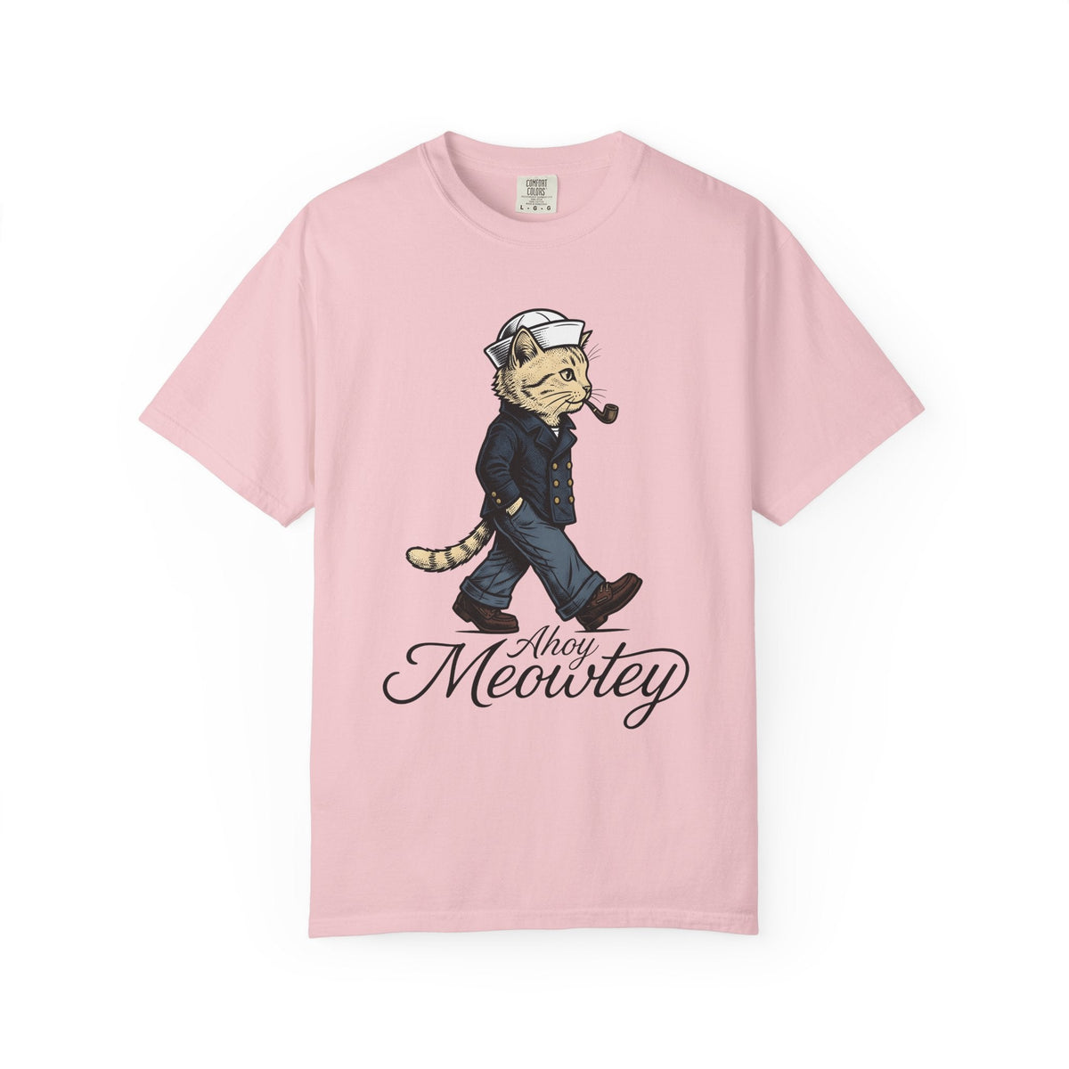 Sailor Cat Shirt Humor Unisex Gift Vintage Tee Kitty product image 3