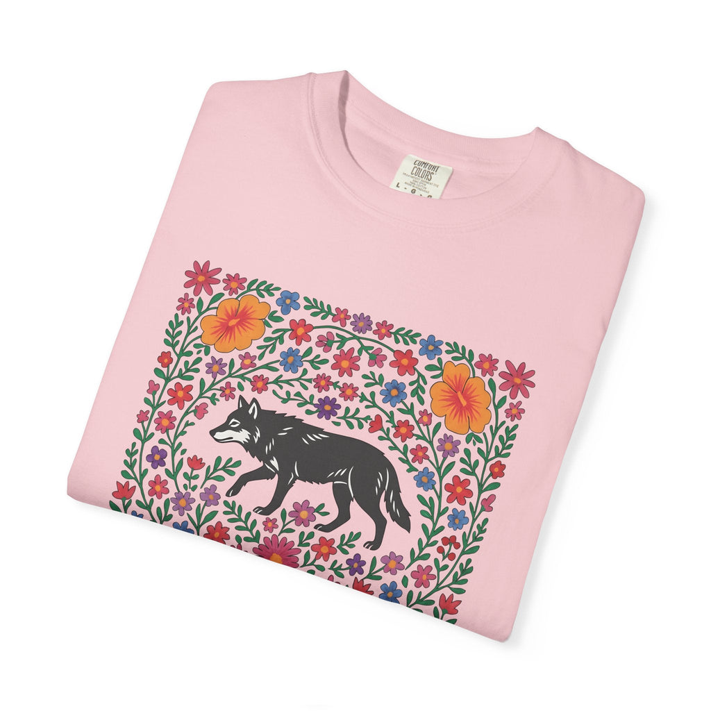 Wolf Bloom Shirt Animals & Flowers Wilderness Unisex Gift product image 11