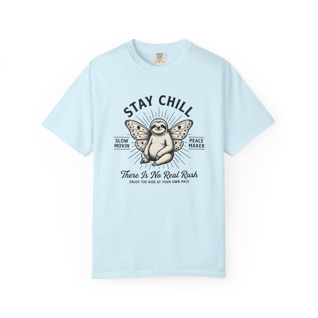 Sloth Flutter Shirt Fauna Gift Women Cartoon Tee T-Shirt product image 2