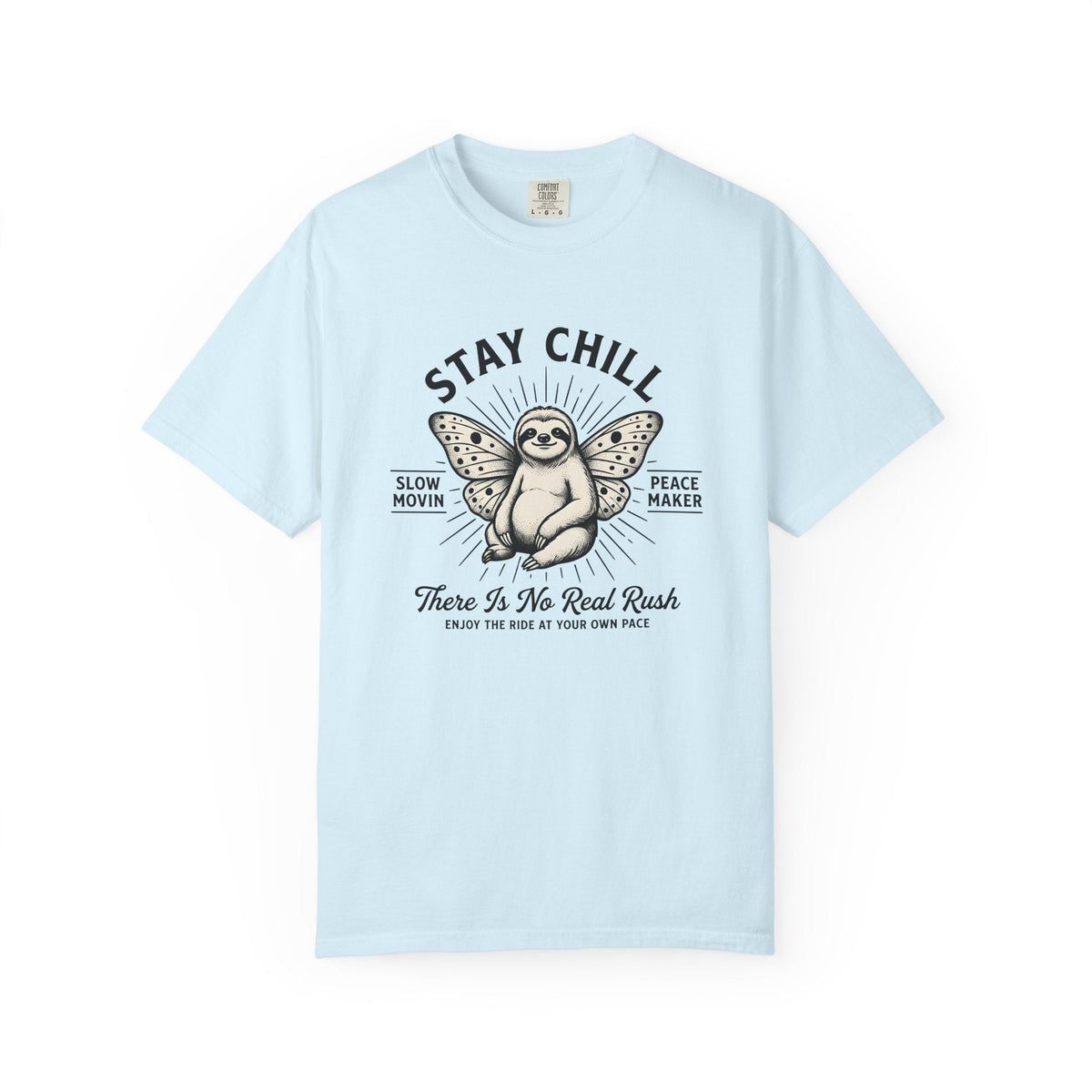 Sloth Flutter Shirt Fauna Gift Women Cartoon Tee T-Shirt product image 2