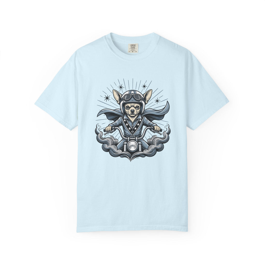 Chihuahua Biker Shirt Dog Motorbike Unisex Gift Traditional product image 2