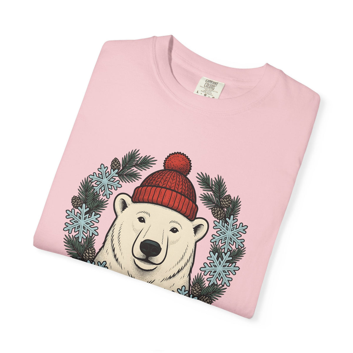 White Bear Shirt Christmas Wildlife Unisex Gift Sketch Tee product image 11