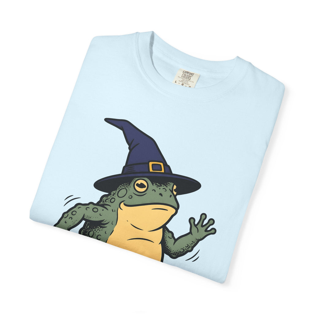 Amphibian Witch Hat Shirt Halloween Pet Unisex Gift Illustration Tee Toadstool