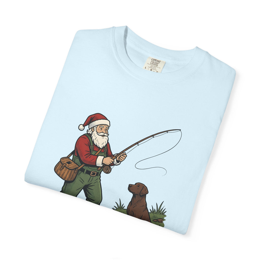 Holiday Fisherman Shirt Christmas Hobby Unisex Gift Sketch product image 8