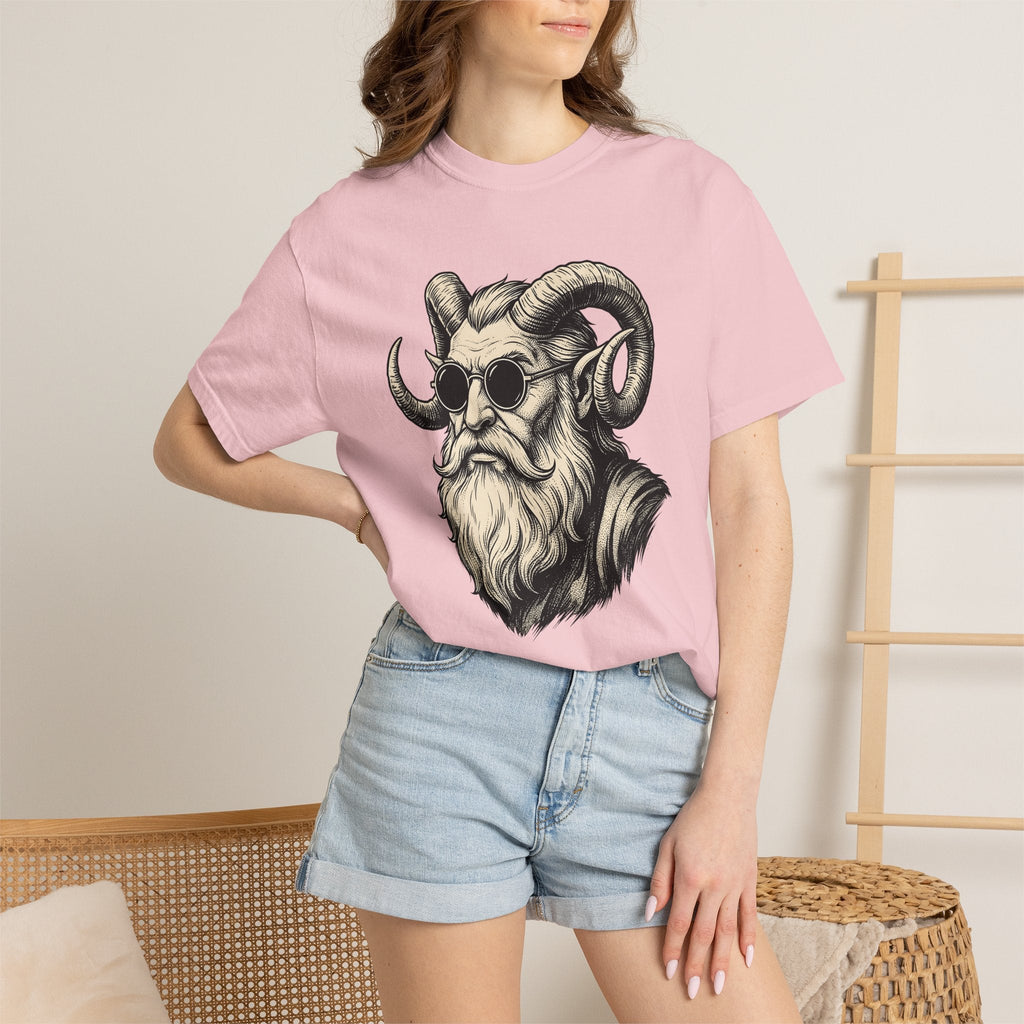 Krampus Head Shirt Christmas Gothic Unisex Gift Tattoo Tee product image 13