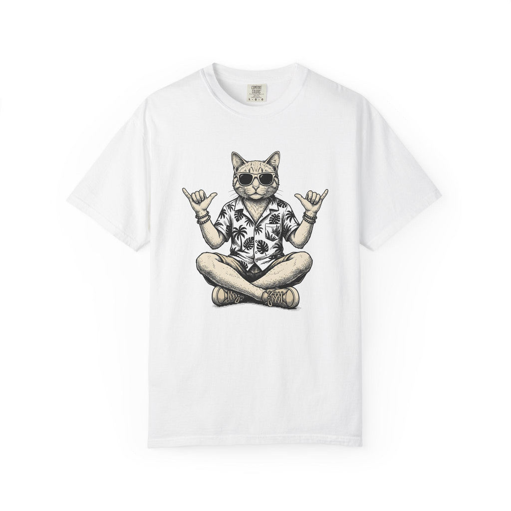 Feline Sunglasses Shirt Cat Coast Unisex Gift Cartoon Tee product image 1