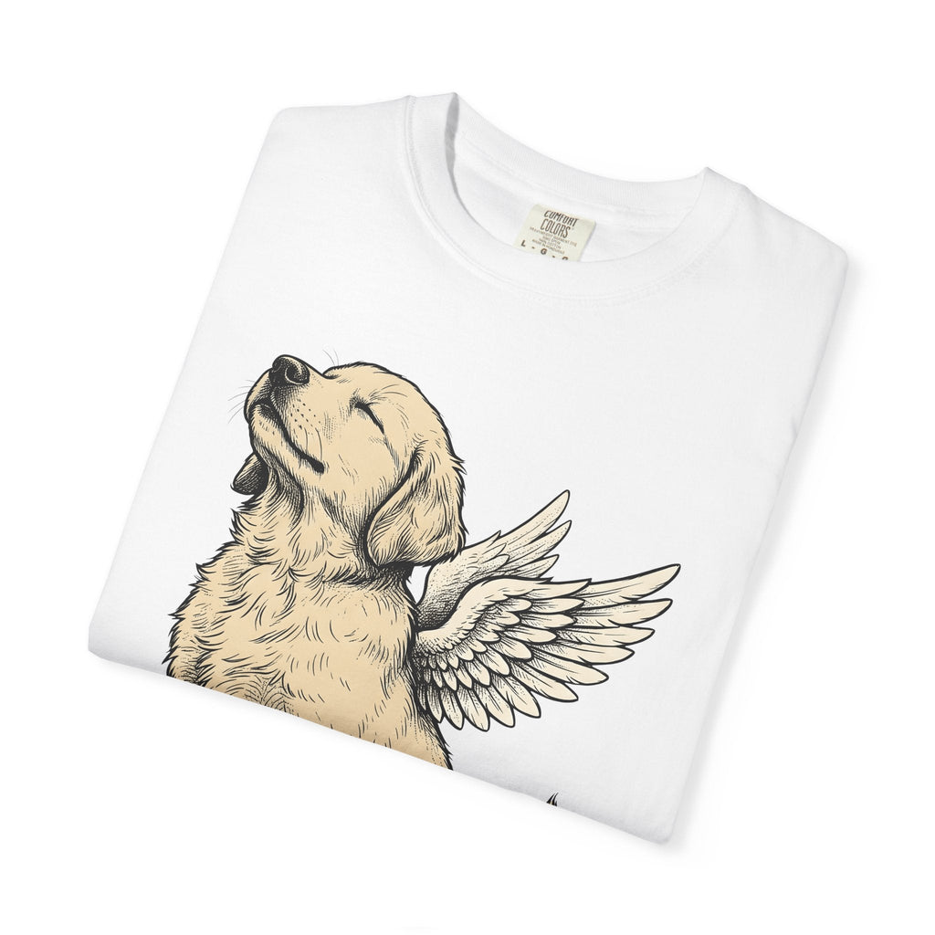Angel Dog Shirt Unisex Gift Hand Drawn Tee Puppy T-Shirt Fan product image 5
