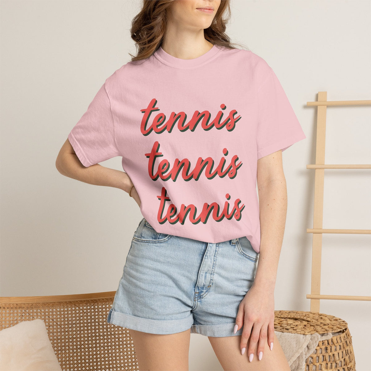 Tennis Font Shirt Player Gift Women Old School Tee product image 12